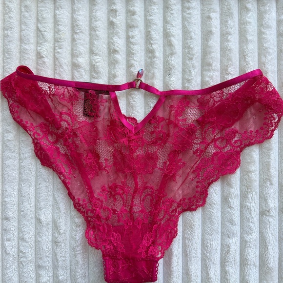 Honey Birdette Pink Floral Bra Set - Picture 5 of 6